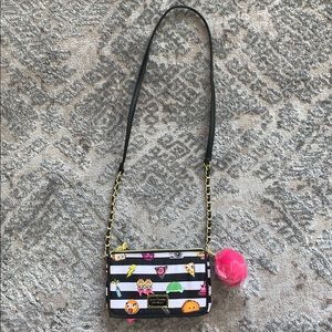NWT Betsey Johnson Emoji Crossbody